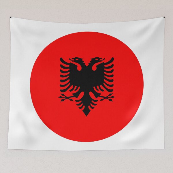 Item preview, Albania Circle Flag AL designed and sold by shitpostee.