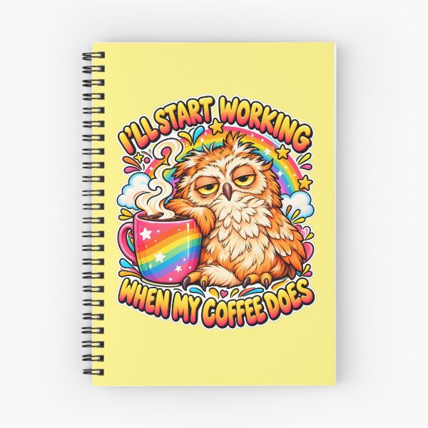 Item preview, Funny Owl Coffee Humor | Caffeine Lover Quote | Sarcastic Work designed and sold by Aesthetic-Avenue.