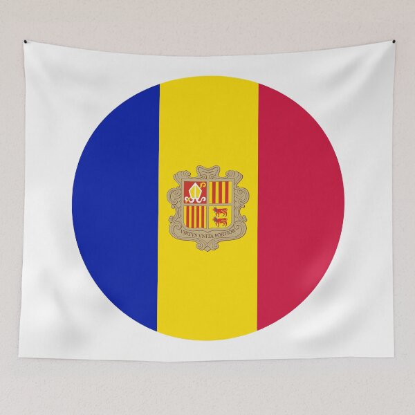 Item preview, Andorra Circle Flag AD designed and sold by shitpostee.