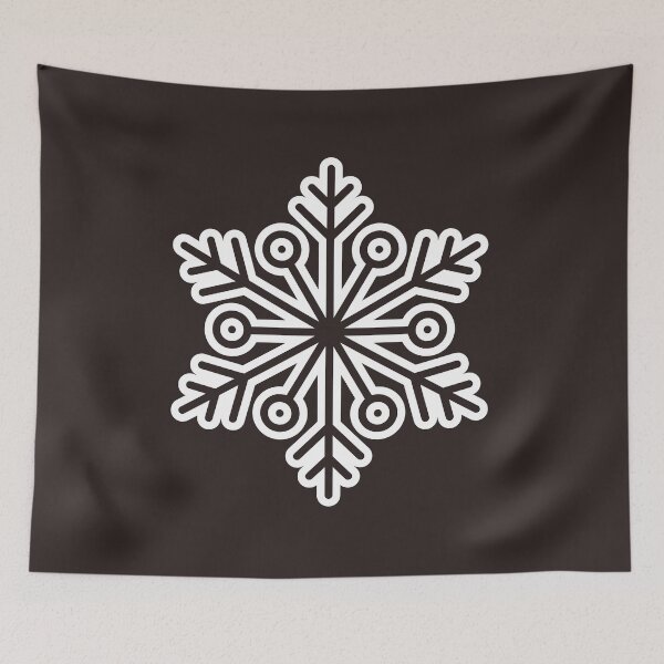Item preview, Winter Snowflake Dark Espresso Seamless Pattern Art designed and sold by Jyoti Digital Artist.