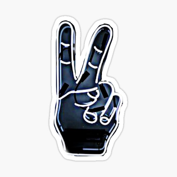 THUMBS UP Hand Gesture OK Signal Funny Car Decal Window Sticker