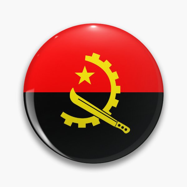Artikelvorschau, Angola Circle Flag AO entworfen und verkauft von shitpostee.