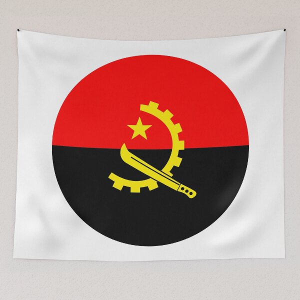 Item preview, Angola Circle Flag AO designed and sold by shitpostee.