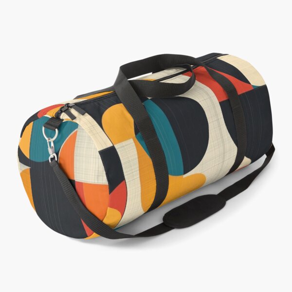 Item preview, Mid-Century Line Art Abstract - Retro Color Block Geometric - Modern Bauhaus Grid designed and sold by GrinGalore.