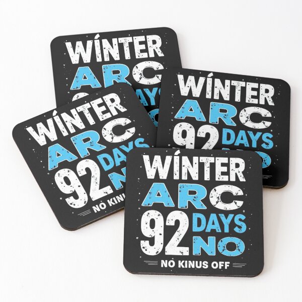 Item preview, Winter Arc 92 Days No Days Off Gym Motivation designed and sold by joy-Moons.