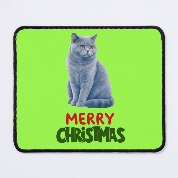 Item preview, Cute British Shorthair Merry Christmas Holiday Art designed and sold by stormk10.