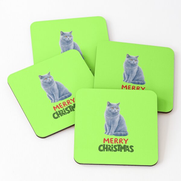 Item preview, Cute British Shorthair Merry Christmas Holiday Art designed and sold by stormk10.