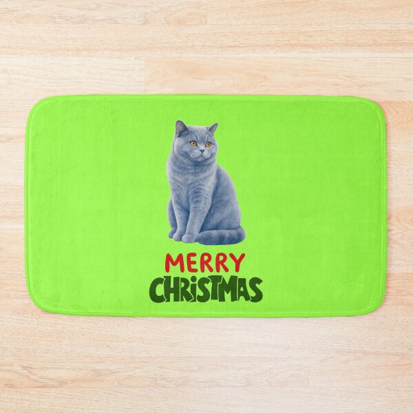 Item preview, Cute British Shorthair Merry Christmas Holiday Art designed and sold by stormk10.