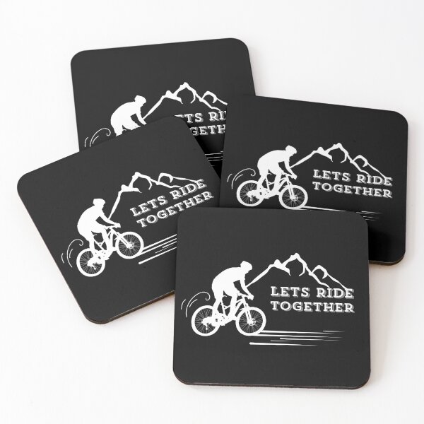 Item preview, Lets Ride Together Cycling Mountain Biker designed and sold by Mr besho.