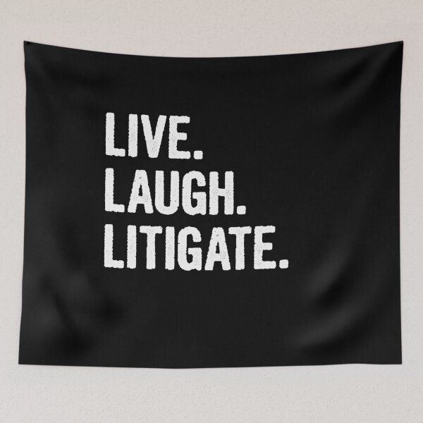 Item preview, Live Laugh Litigate - Funny Lawyer Trial Attorney Litigator Gift designed and sold by ruinzahelva.