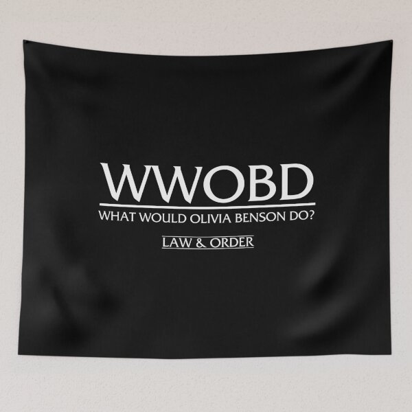 Item preview, What Would Olivia Benson Do Standard - Law & Order SVU Funny Gift designed and sold by ruinzahelva.