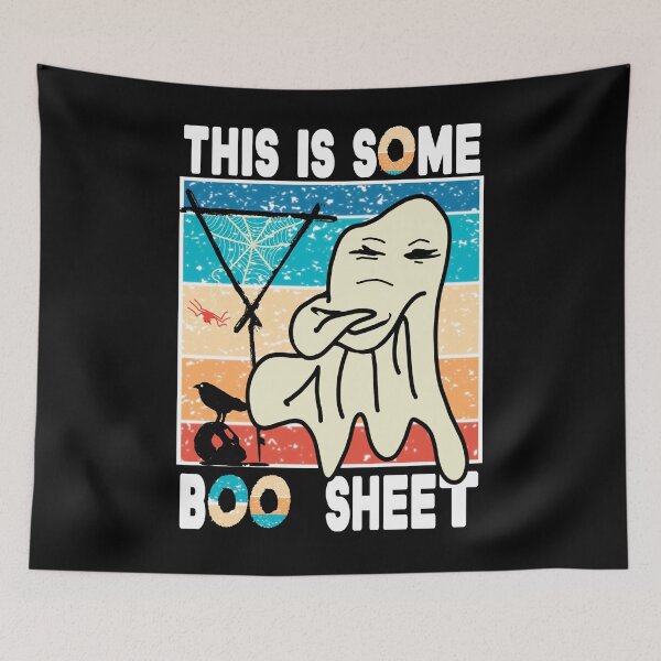 Item preview, This is Some Boo Sheet Saying Vintage Funny Halloween Boo scary ghost designed and sold by vibeno1.