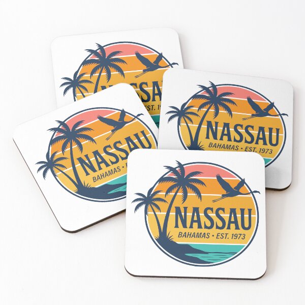 Item preview, Nassau Bahamas Retro Sunset designed and sold by Travelpeak.