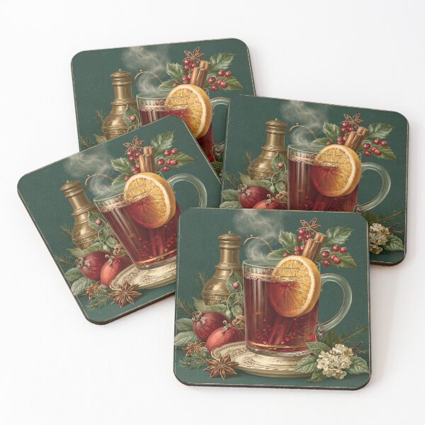 Item preview, Victorian Christmas Mulled Wine with Orange and Spices designed and sold by Hoity-Toity.