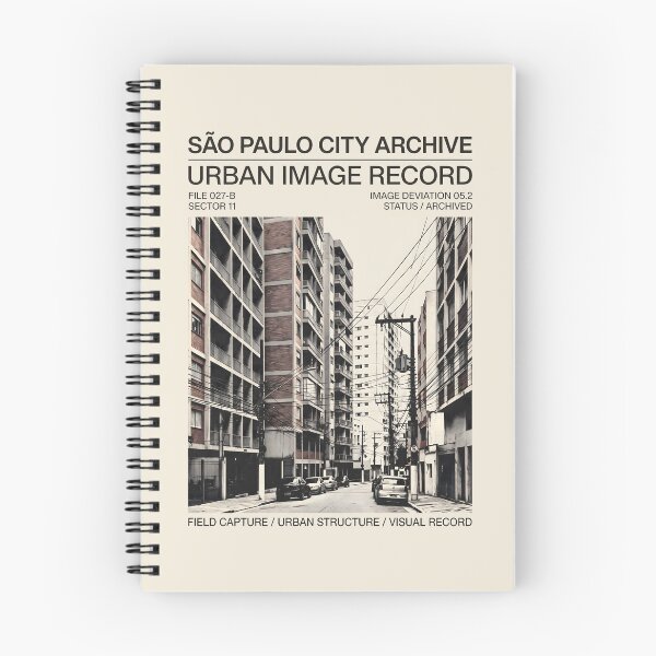 Item preview, Urban Architecture Sao Paulo City Archive Brutalist Graphic designed and sold by SplashTastic.