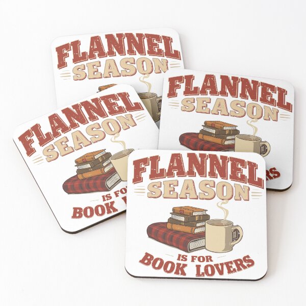 Item preview, Flannel Season Book Lovers Autumn Retro designed and sold by Coffread.