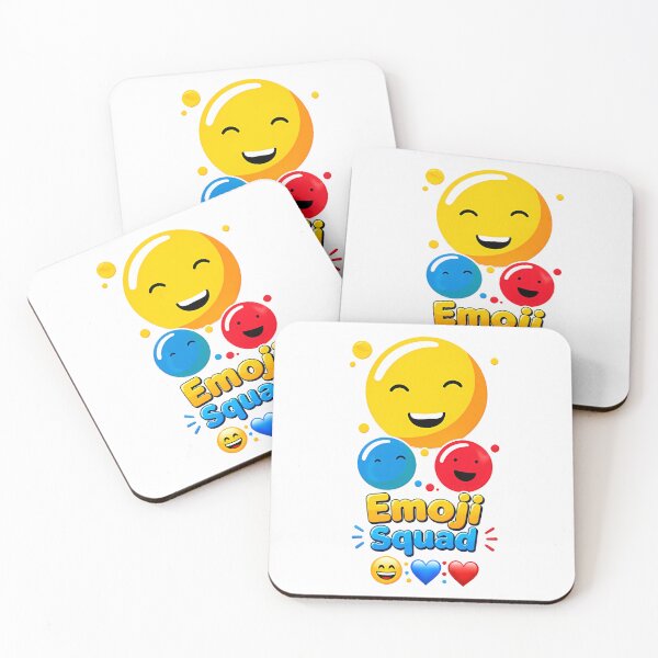 Item preview, Funny Cute Happy Emoji squad designed and sold by Afnan Store.