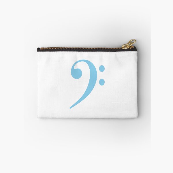 Item preview, Bass clef sky blue bass player music teacher gift ideas designed and sold by Inspirationmotivation.