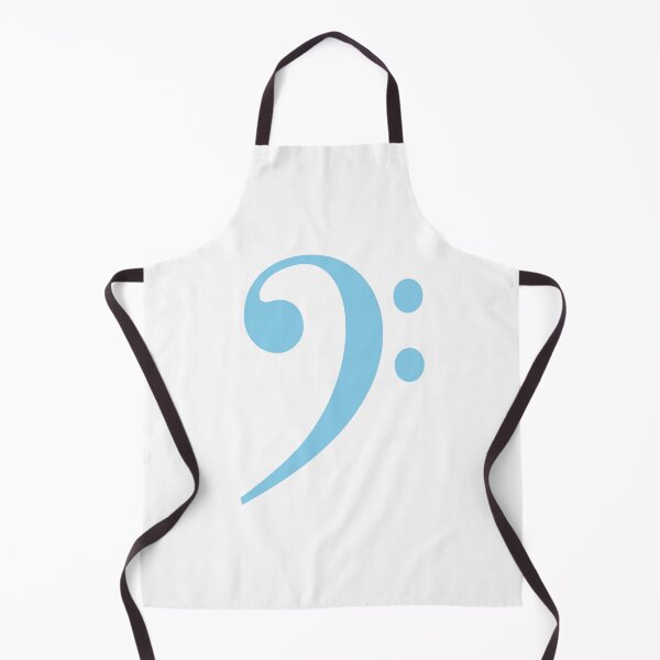 Item preview, Bass clef sky blue bass player music teacher gift ideas designed and sold by Inspirationmotivation.