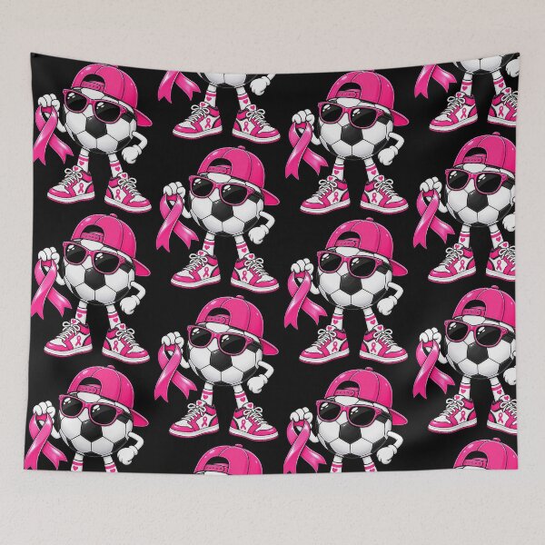 Item preview, Breast Cancer Awareness Soccer Ball Pink Ribbon Champion designed and sold by OddPopARt.