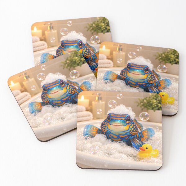 Item preview, Mandarin Fish Bathtub Bubble Soak designed and sold by Sillytoe.