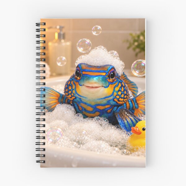 Item preview, Mandarin Fish Bathtub Bubble Soak designed and sold by Sillytoe.