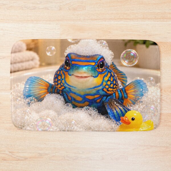 Item preview, Mandarin Fish Bathtub Bubble Soak designed and sold by Sillytoe.