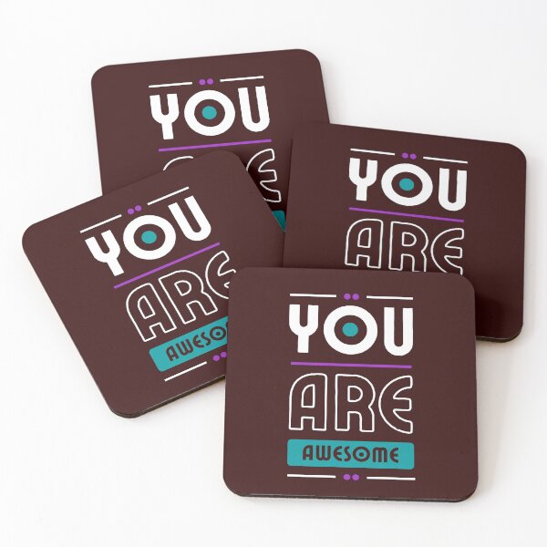 Item preview, You Are Awesome Motivational Positive Quote designed and sold by Mr besho.
