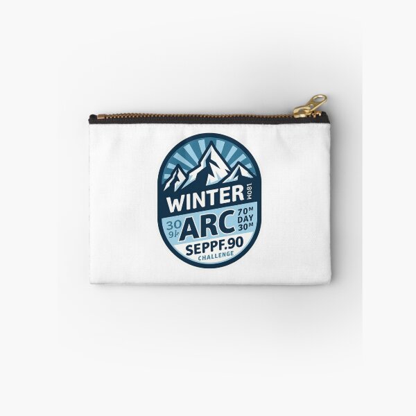 Item preview, Winter Arc Minimalist Mountain Habit Tracker Aesthetic designed and sold by joy-Moons.