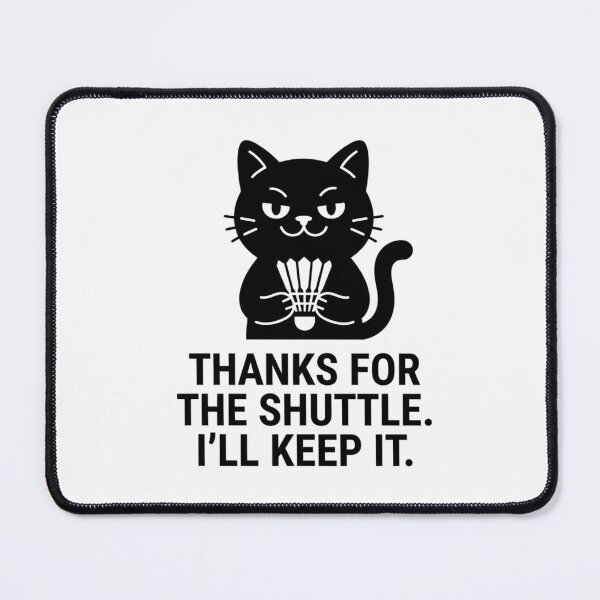 Item preview, Shuttlecock Collector - Cat Design designed and sold by RunningWhiskers.