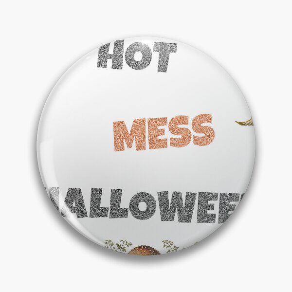 Item preview, Hot Mess Halloween Funny Mushroom T-Shirt designed and sold by FitEnvy.