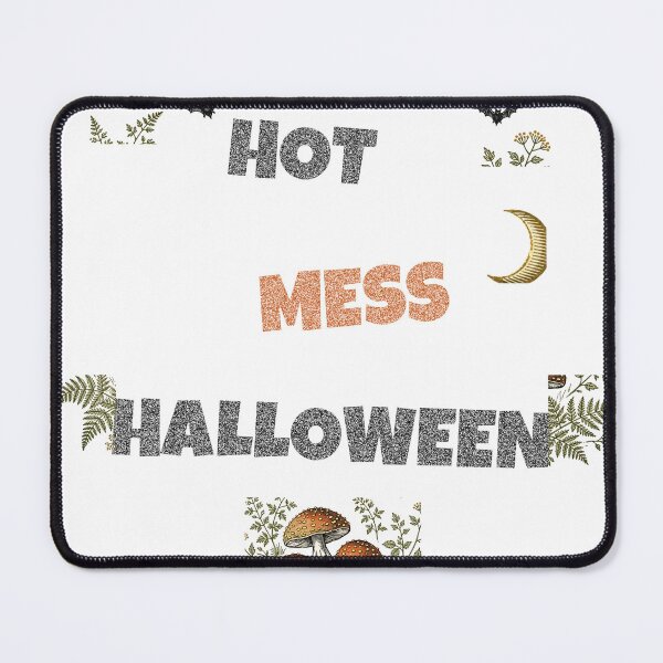 Item preview, Hot Mess Halloween Funny Mushroom T-Shirt designed and sold by FitEnvy.