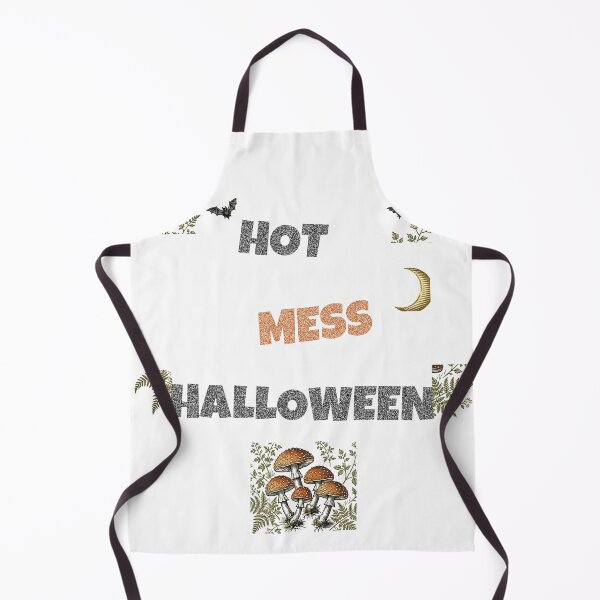 Item preview, Hot Mess Halloween Funny Mushroom T-Shirt designed and sold by FitEnvy.