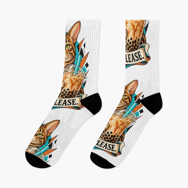 Item preview, Bengal Cat Boba Tea designed and sold by Old's Cool Cat Studio.