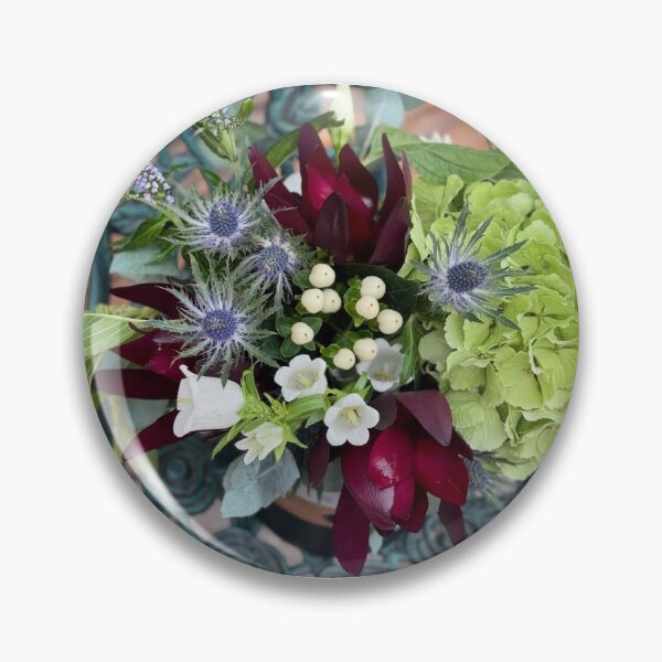 Item preview, Deep Burgundy Leucadendron and Lime Green Hydrangea Bouquet designed and sold by Ingr1d-M3deea.