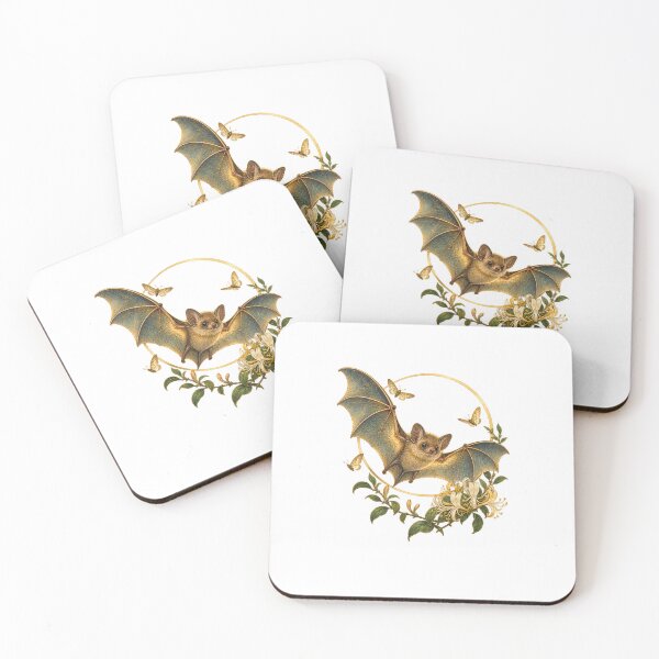 Item preview, Pipistrelle Bat | Moonlit Dusk British Wildlife Art | Bat Conservation Gift designed and sold by Brackenlume Studio.