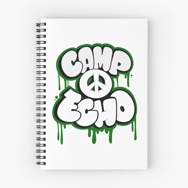 Item preview, CAMP ECHO BUBBLE LETTERS designed and sold by KUSTOM CAMP CREATIVES.