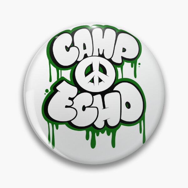 Item preview, CAMP ECHO BUBBLE LETTERS designed and sold by KUSTOM CAMP CREATIVES.