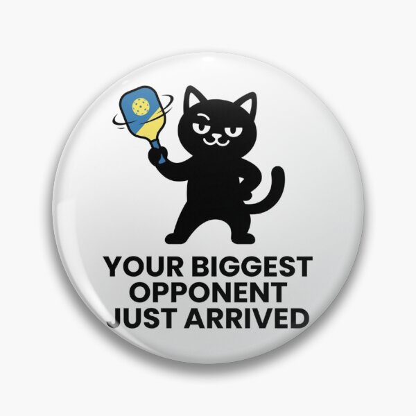 Item preview, Pickleball Problem - Cat Design designed and sold by RunningWhiskers.