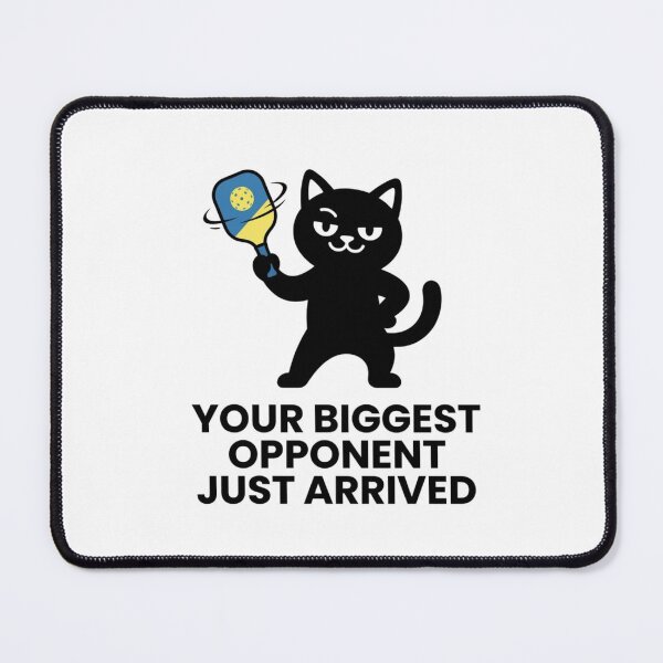 Item preview, Pickleball Problem - Cat Design designed and sold by RunningWhiskers.