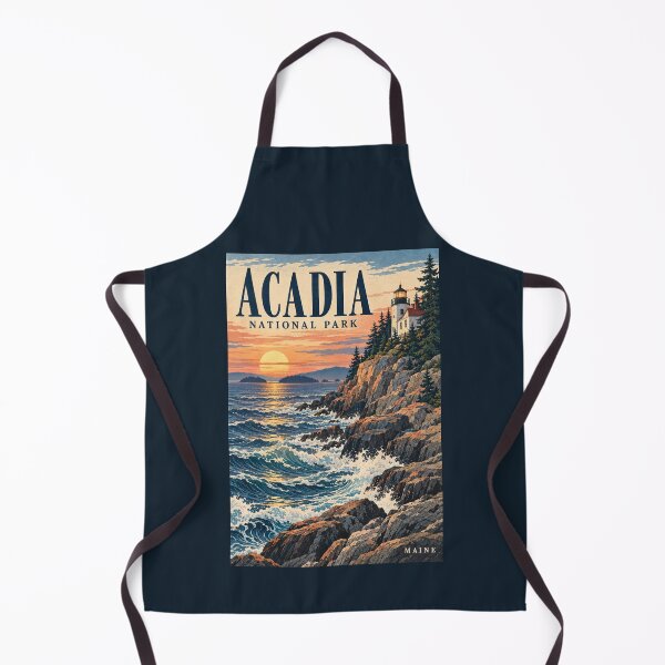 Item preview, Acadia National Park - Maine  designed and sold by GoodOldVintage.