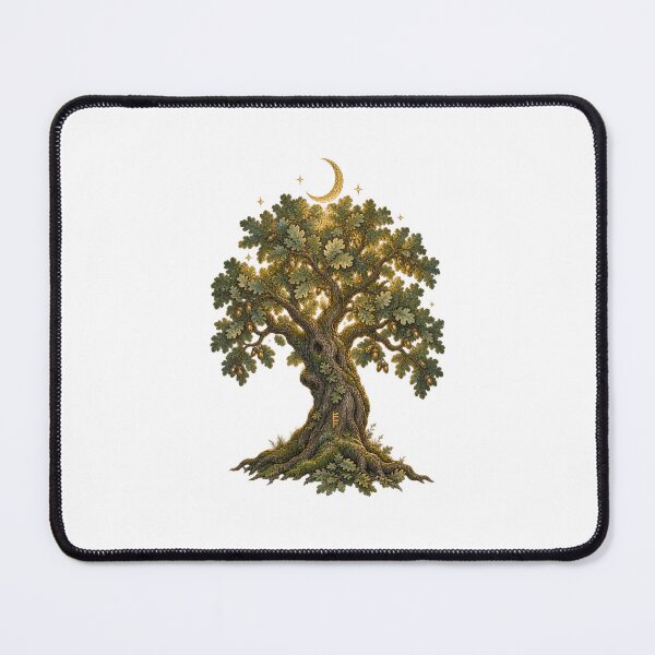 Item preview, Oak Tree | Celtic Ogham Duir Tree Calendar Art | Druid Pagan Gift designed and sold by Brackenlume Studio.
