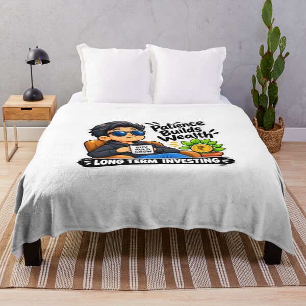 Item preview, Patience Builds Wealth – Long Term Investing & Stock Market Investor Mindset designed and sold by sugoonfinarts.