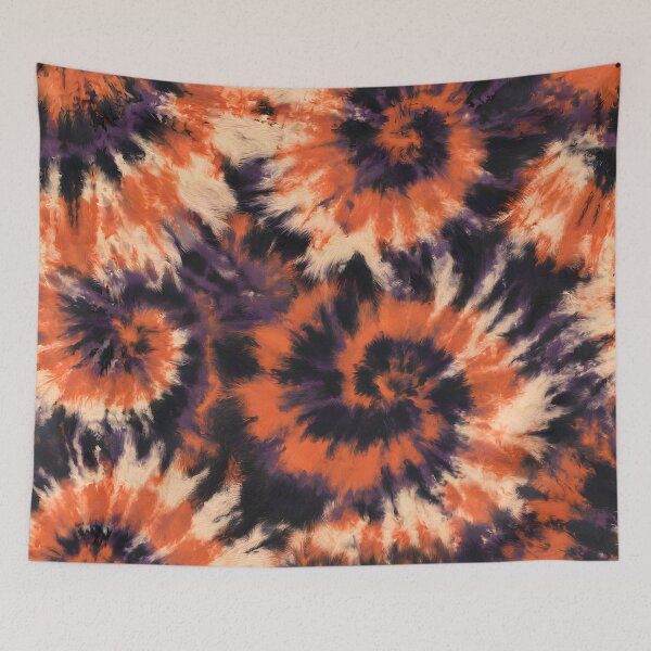 Item preview, Spooky Swirls: Halloween Tie-Dye Pattern designed and sold by Hashola Designs.
