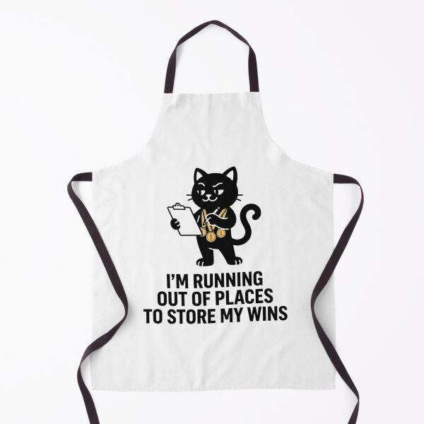 Item preview, Too Many Wins - Cat Design designed and sold by RunningWhiskers.