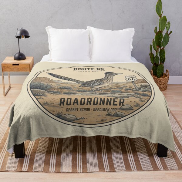 Item preview, Greater Roadrunner Route 66 Wildlife Badge designed and sold by CalmCapy Co.