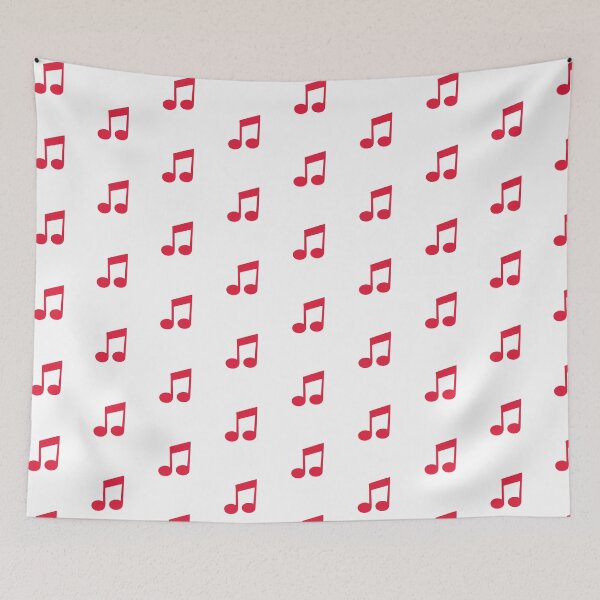 Item preview, Two eighth notes red - music teacher gift designed and sold by Inspirationmotivation.