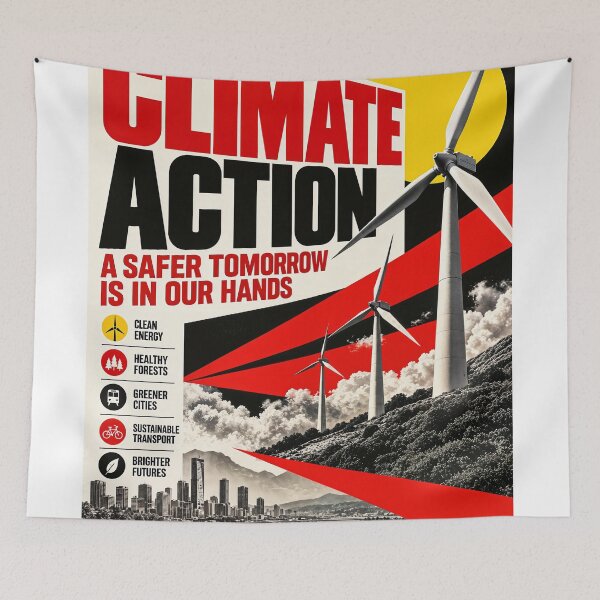 Item preview, Wall Art - Poster - Climate Action Poster designed and sold by ForeverPrintsOK.