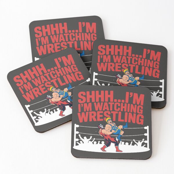 Item preview, Shhh I'm Watching Wrestling Fans Lover Funny Wrestling designed and sold by Colorfulman.