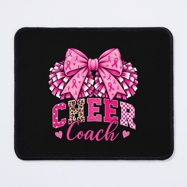 Item preview, Breast Cancer Awareness Cheer Coach Pink Ribbon designed and sold by OddPopARt.